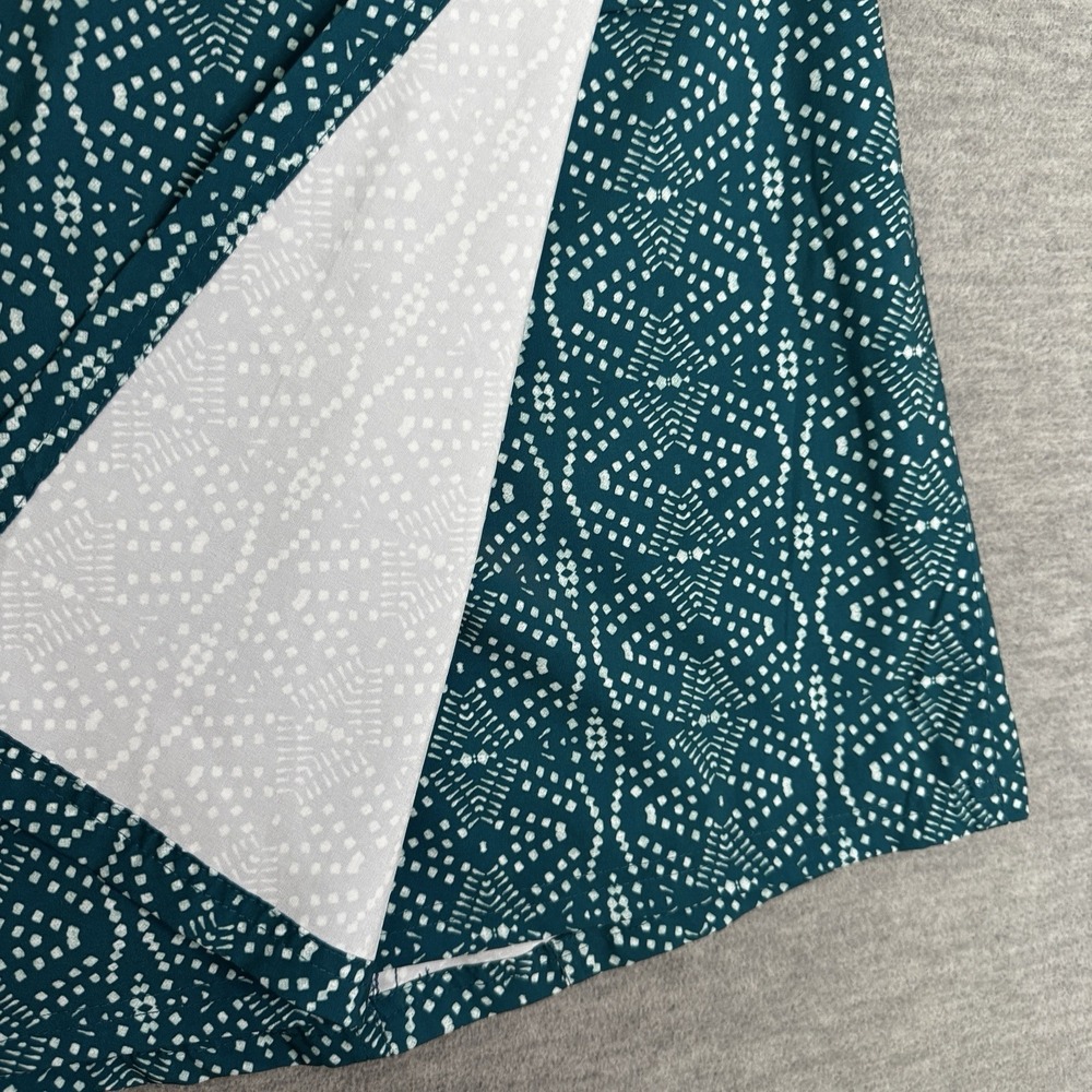 Ripskirt Hawaii Skirt Women's Large Teal Green Playa Ocean Print Wrap Beach L - Picture 2 of 6